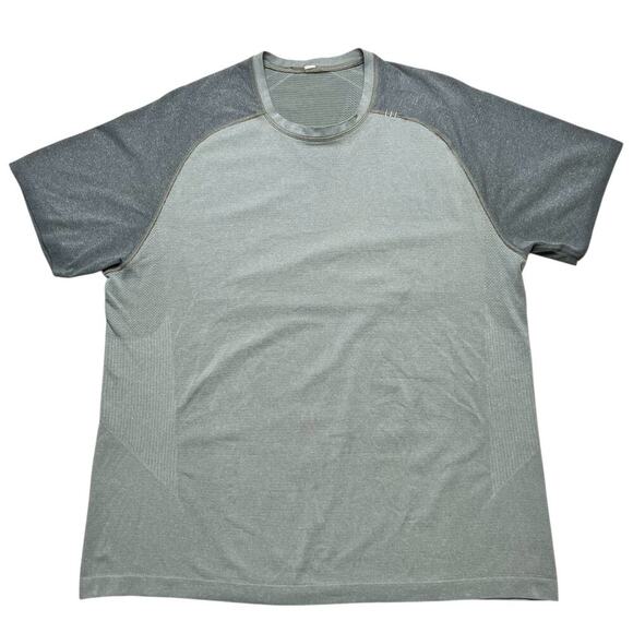 Lululemon Other - Lululemon Men's Gray Two Tone Raglan Sleeve SS Activewear T-Shirt - XL - sport